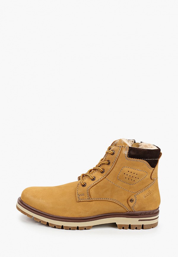 мужские ботинки s.oliver, желтые
