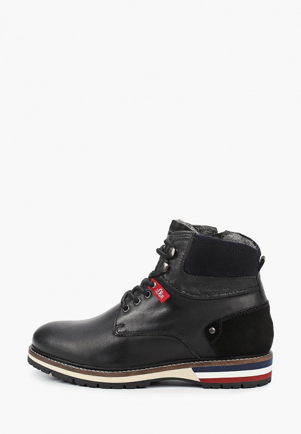 мужские ботинки s.oliver, черные
