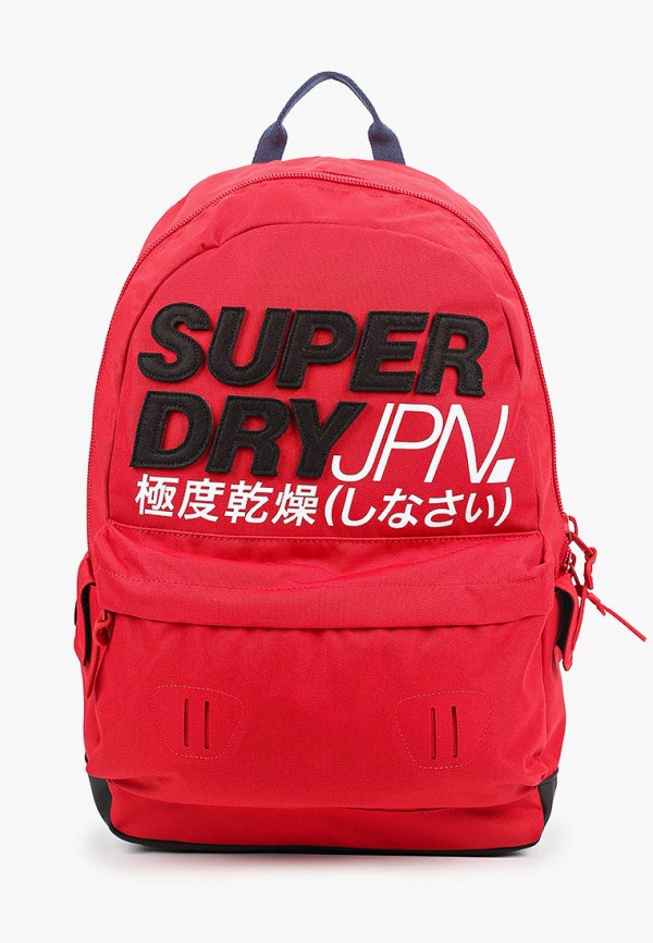 мужской рюкзак superdry, красный