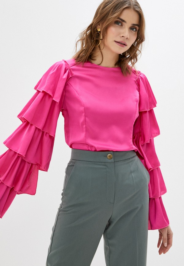 женская блузка tantra, розовая