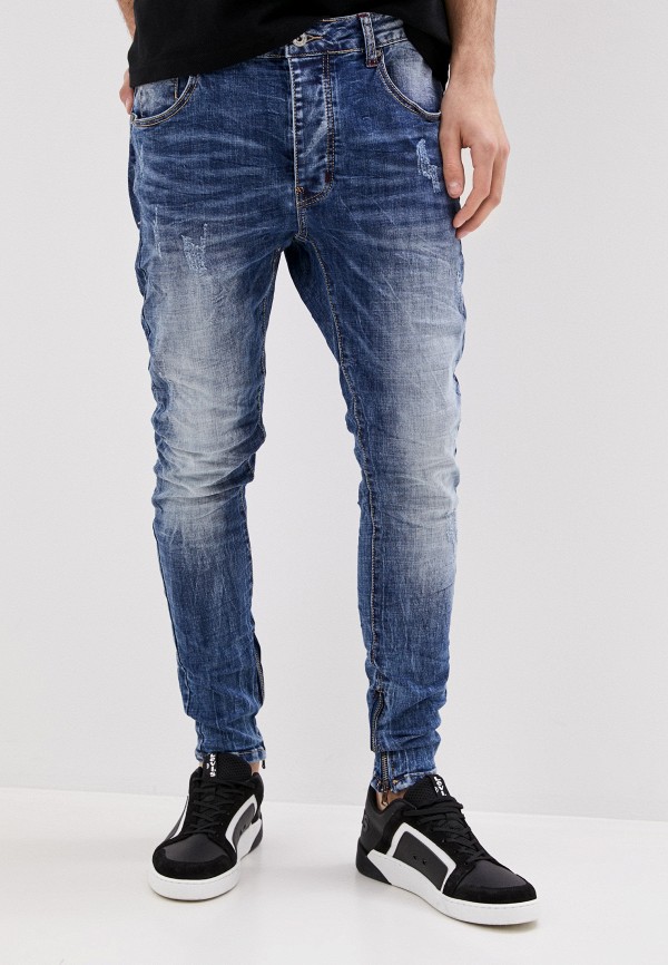 мужские прямые джинсы terance kole, синие