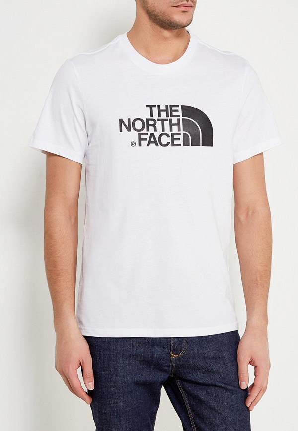 мужская спортивные футболка the north face, белая