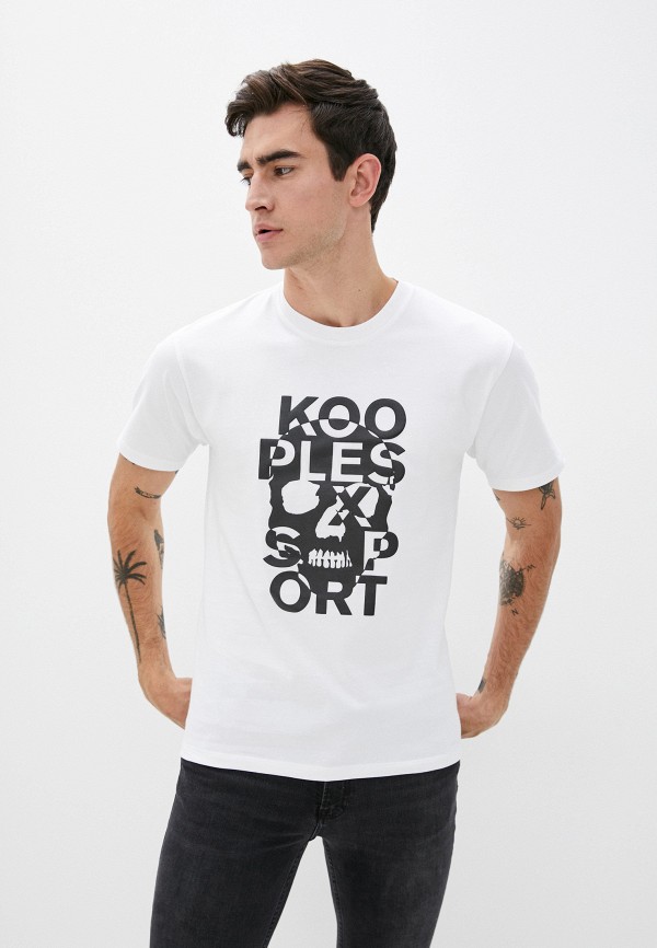 мужская футболка the kooples sport, белая