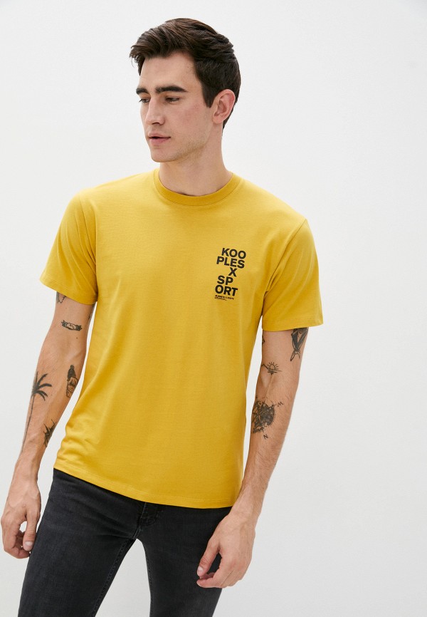 мужская футболка the kooples sport, желтая
