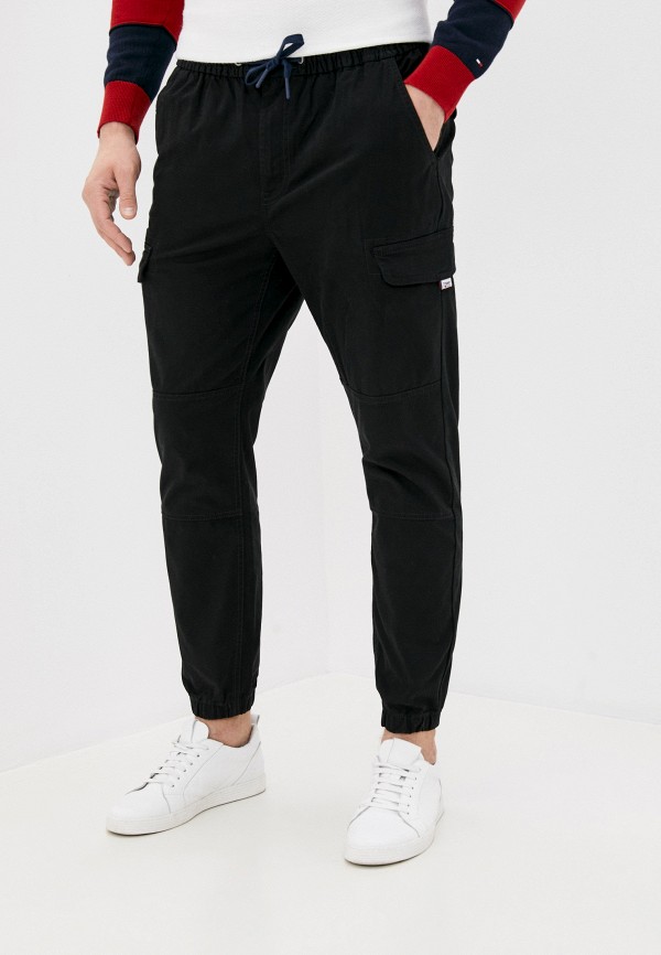 мужские повседневные брюки tommy jeans, черные