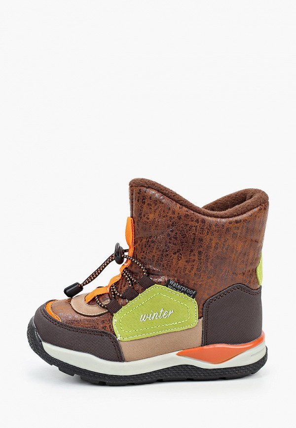 ботинки tom-miki для мальчика, коричневые