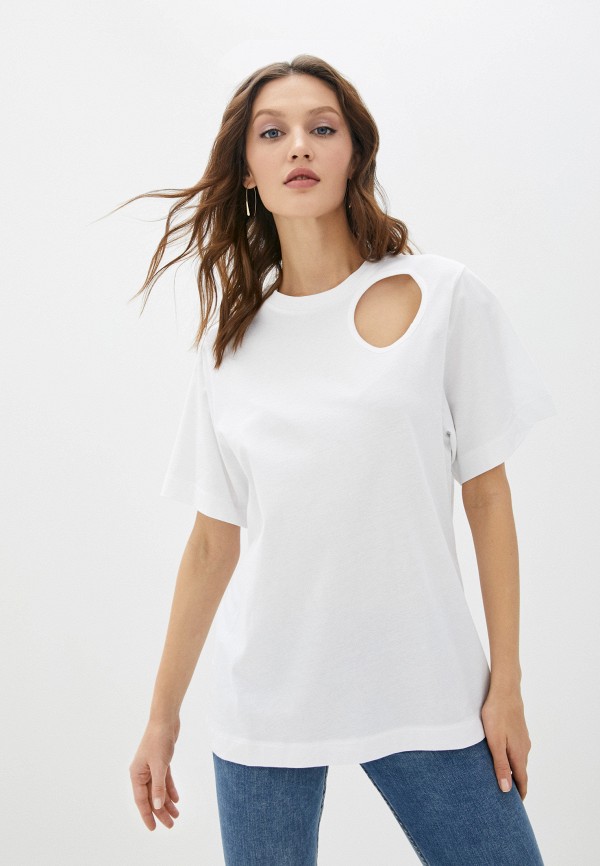 женская футболка topshop boutique, белая
