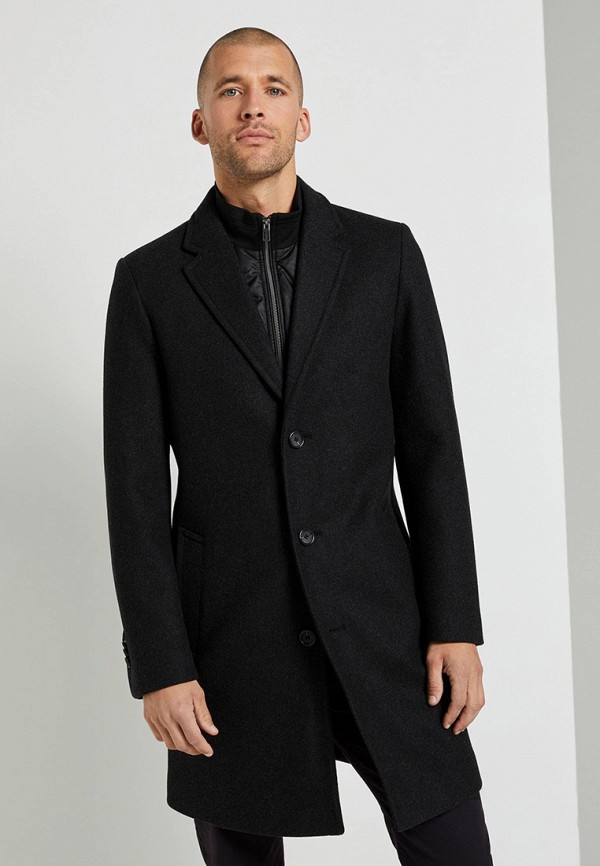 мужское пальто tom tailor, черное
