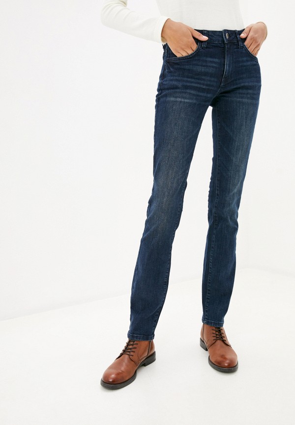 женские прямые джинсы tom tailor, серые