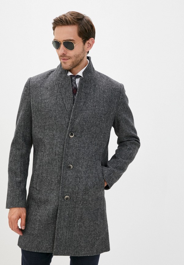 мужское пальто tom tailor, серое