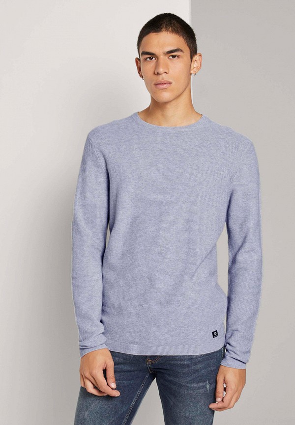 мужской пуловер tom tailor, серый