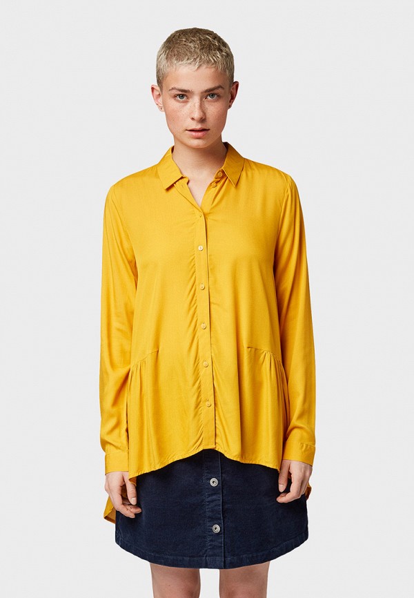 женская блузка tom tailor, желтая