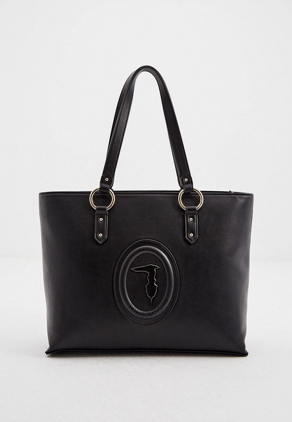 женская сумка trussardi, черная
