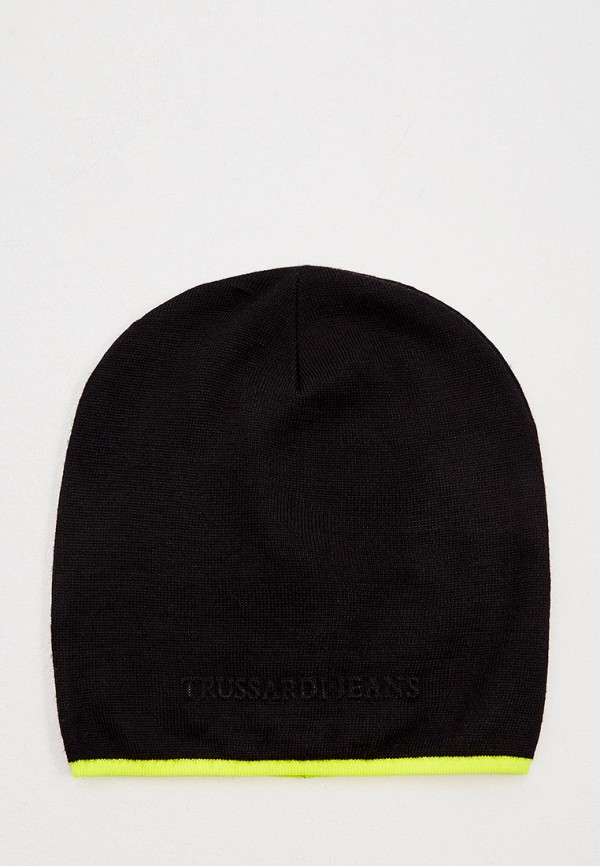 мужская шапка trussardi, черная