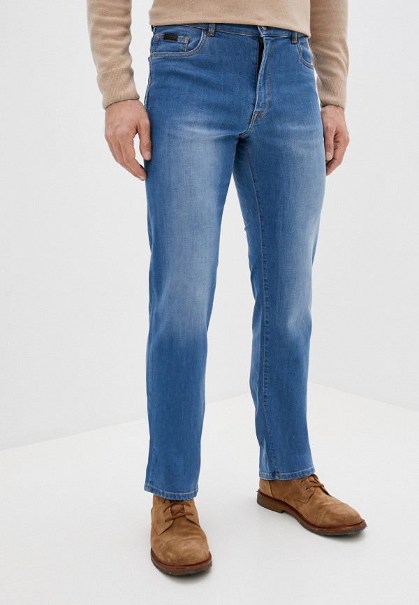 мужские прямые джинсы trussardi, синие