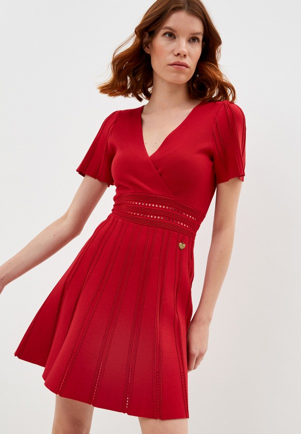 женское повседневные платье twinset milano, красное