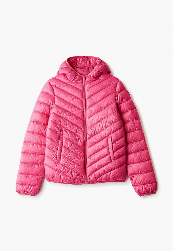куртка united colors of benetton для девочки, розовая