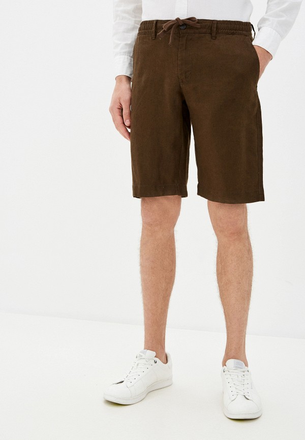 мужские повседневные шорты united colors of benetton, коричневые