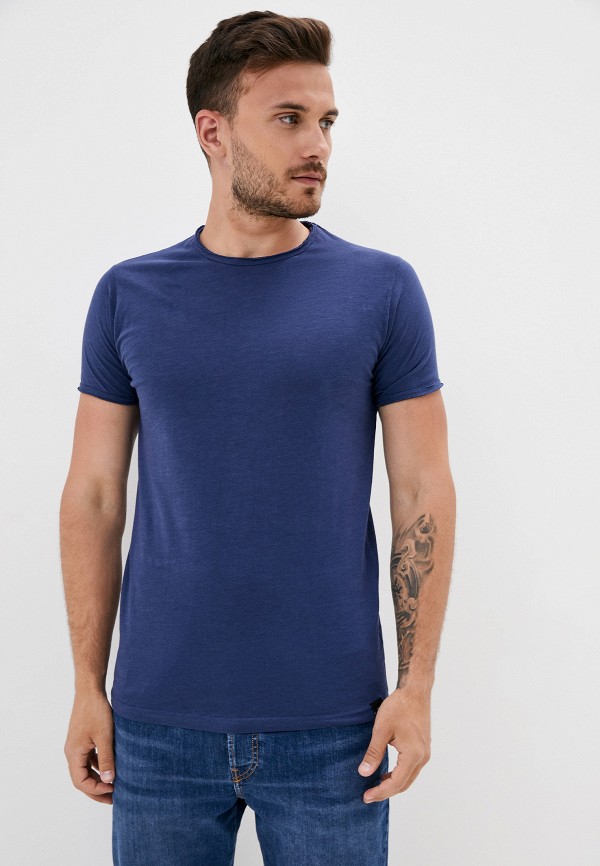 мужская футболка с коротким рукавом van hipster, синяя