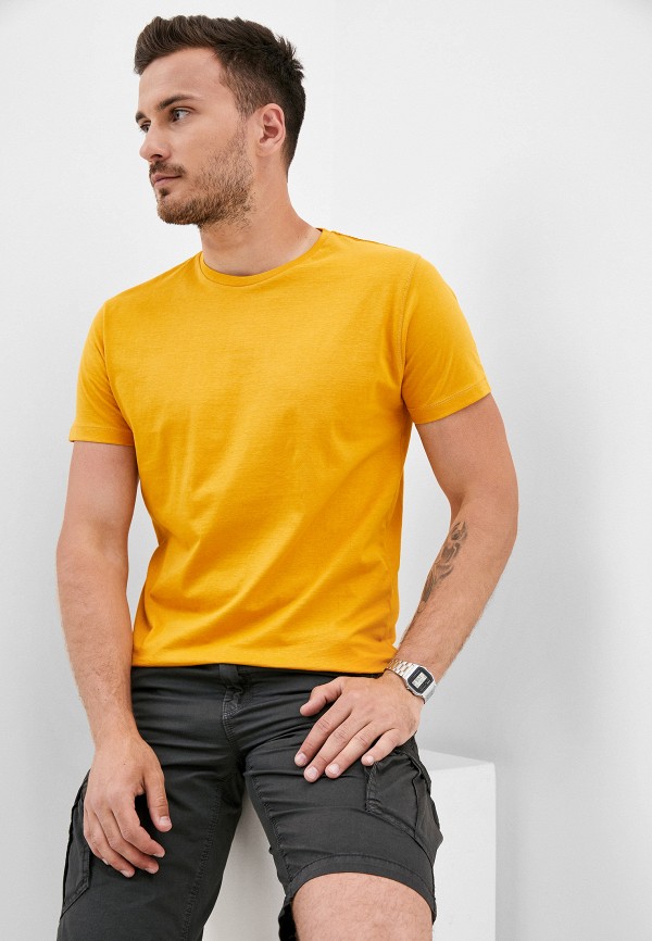 мужская футболка с коротким рукавом van hipster, желтая