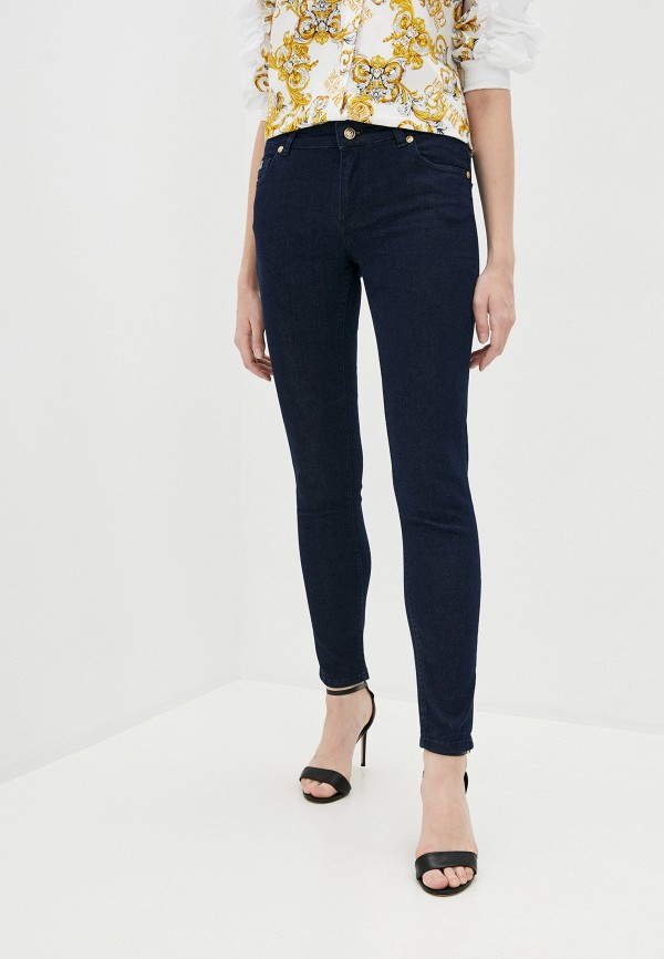 женские джинсы versace, синие