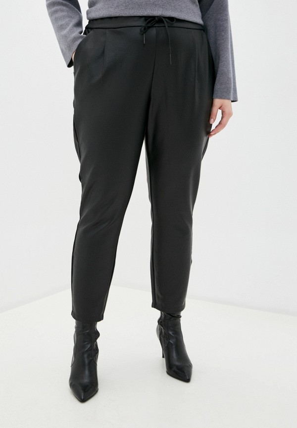 женские брюки vero moda curve, черные