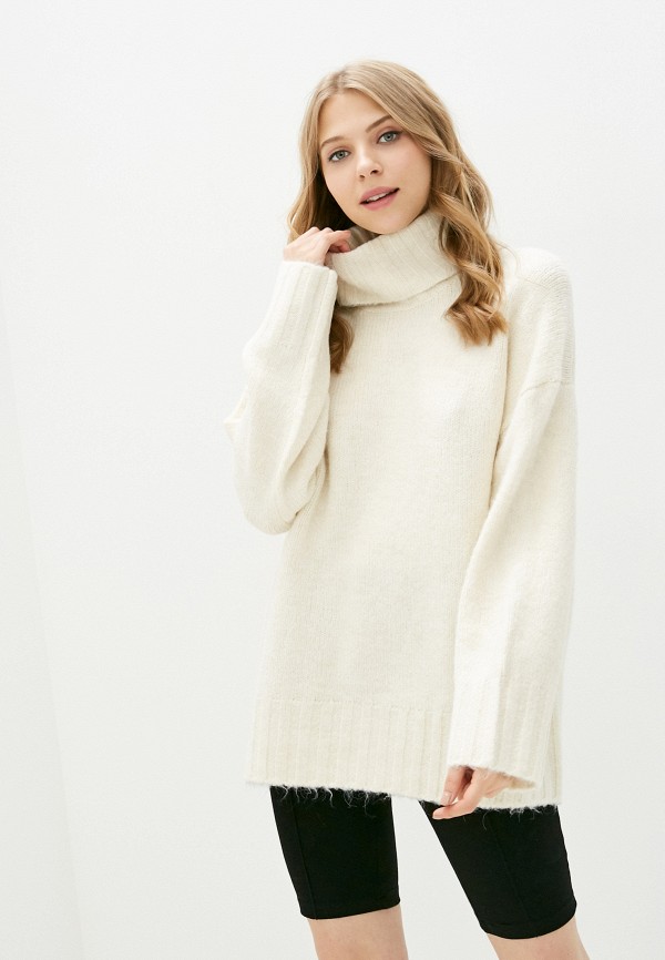 женский свитер vero moda curve, белый