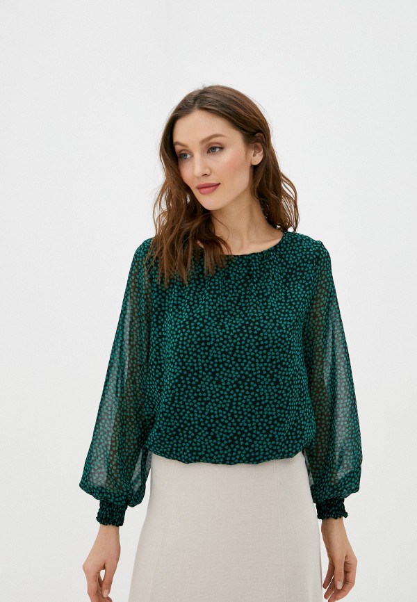 женская блузка wallis, зеленая