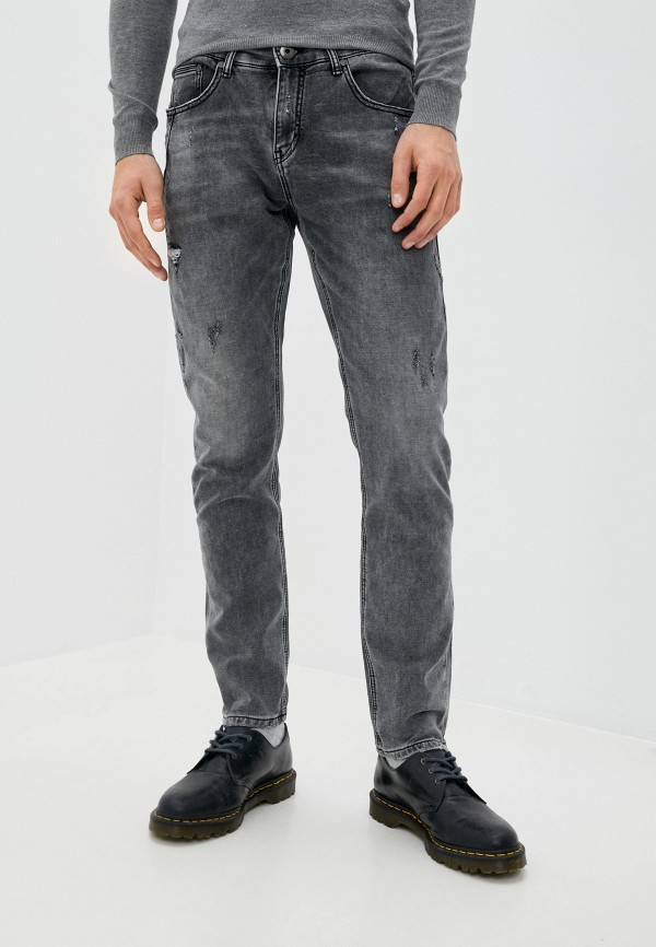 мужские зауженные джинсы y.two, серые