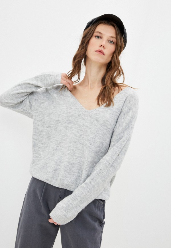 женский пуловер y.two, серый