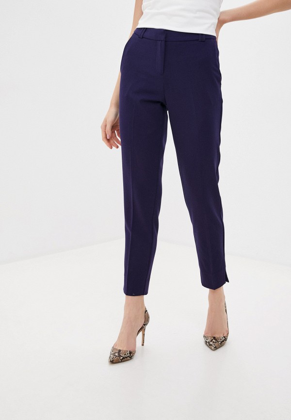 женские классические брюки zarina, синие