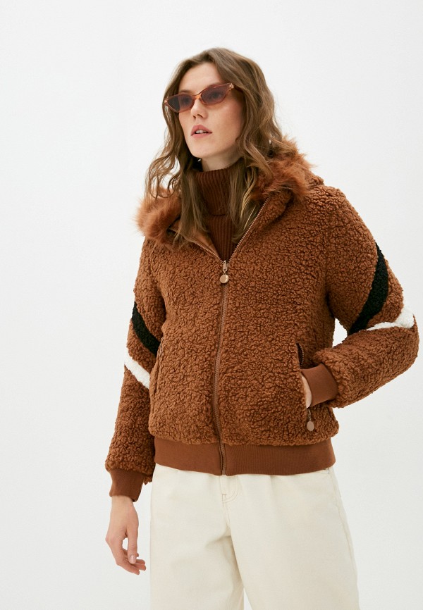 женская куртка z-design, коричневая
