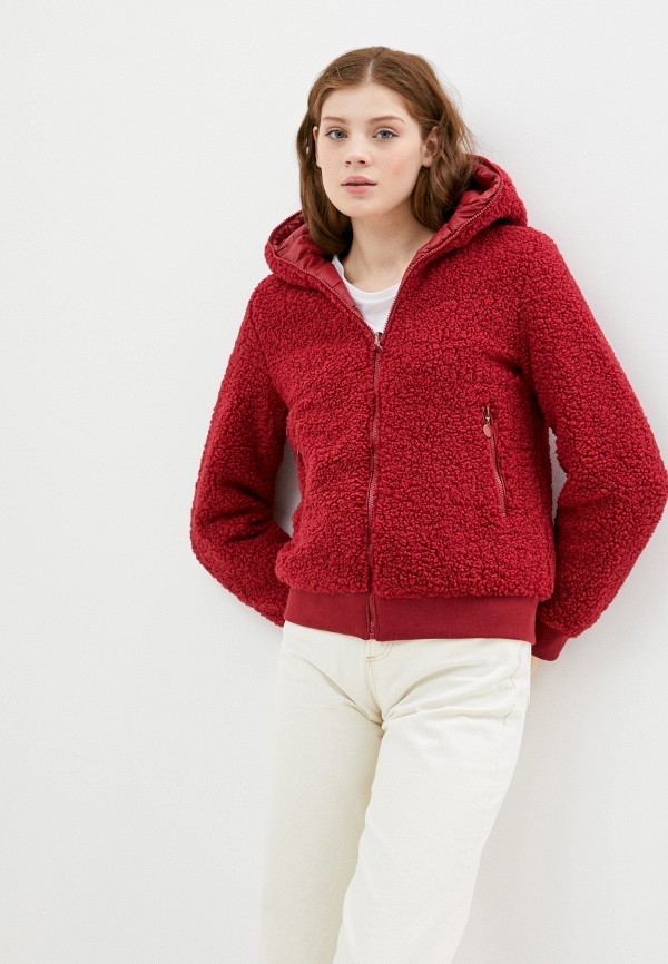женская куртка z-design, красная