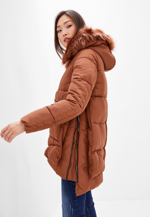 женская куртка z-design, коричневая
