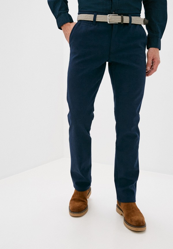 мужские прямые брюки zolla, синие