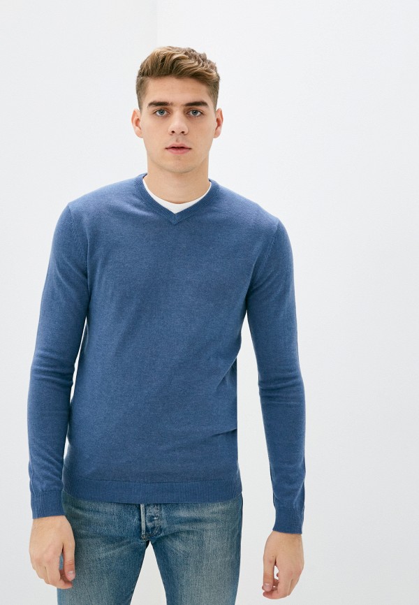 мужской пуловер zolla, синий