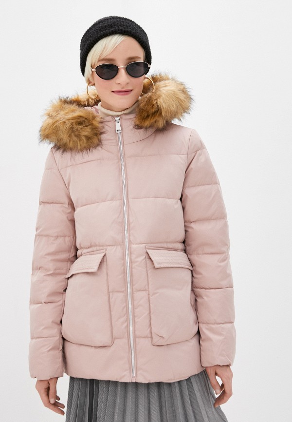 женская куртка zolla, розовая