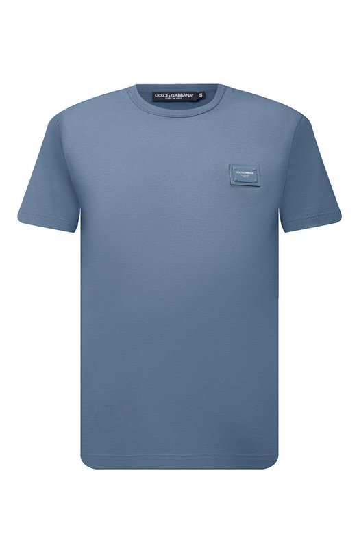 мужская футболка dolce & gabbana, синяя