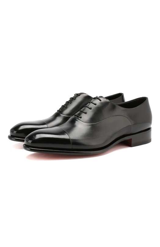 мужские туфли-оксфорды santoni, черные