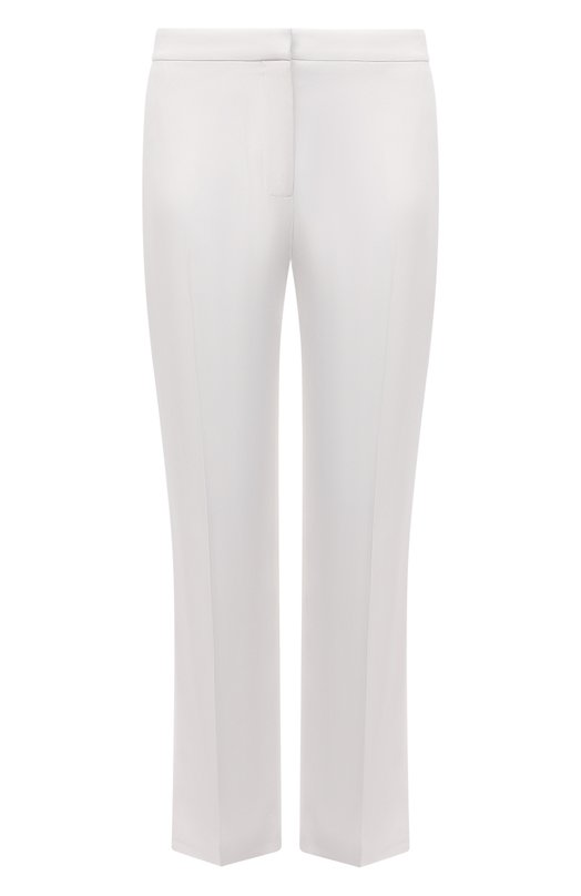женские укороченные брюки alexander mcqueen, белые