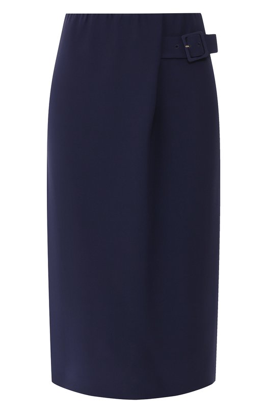 женская шелковые юбка giorgio armani, синяя