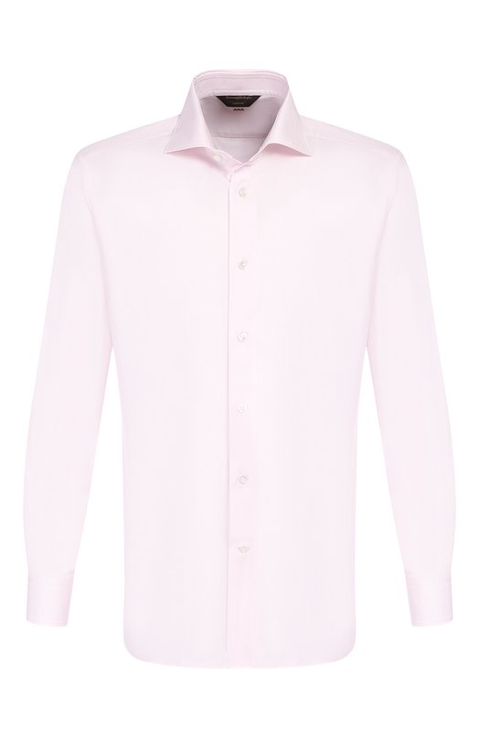 мужская рубашка zegna couture, розовая