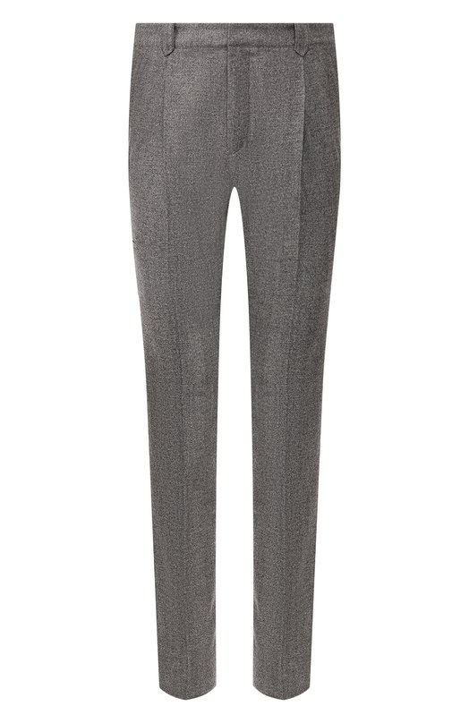 мужские шерстяные брюки brioni, серые