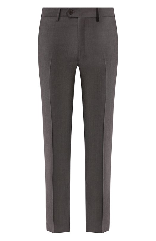 мужские шерстяные брюки brioni, серые