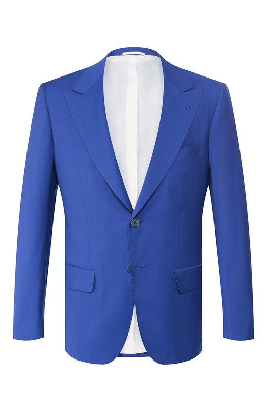 мужской пиджак kiton, синий