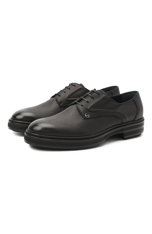 мужские туфли-дерби zilli, черные