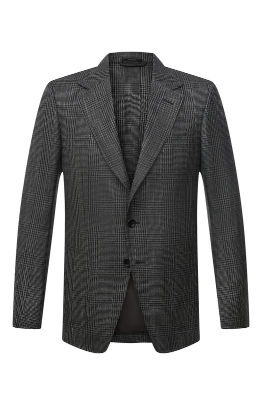 мужской шелковые пиджак tom ford, серый
