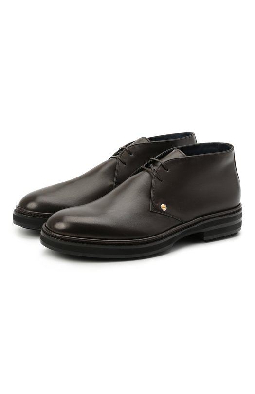 мужские ботинки zilli, коричневые
