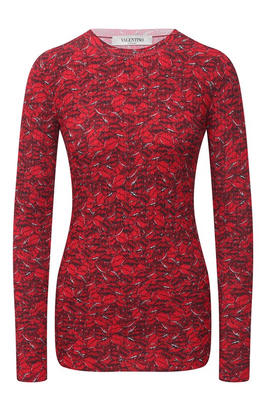 женский пуловер valentino, красный