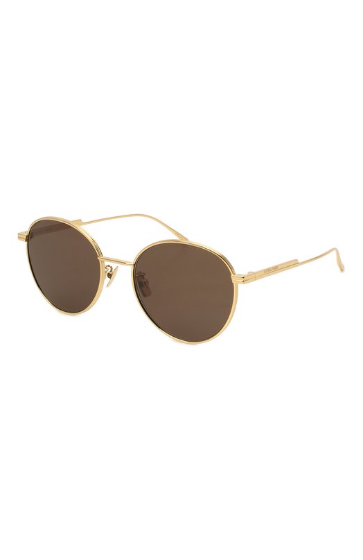 женские солнцезащитные очки bottega veneta, золотые